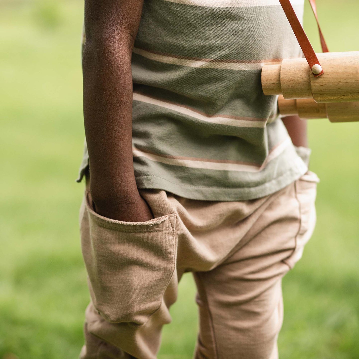 Holland Stripe Organic Boy Tee & Pants Set