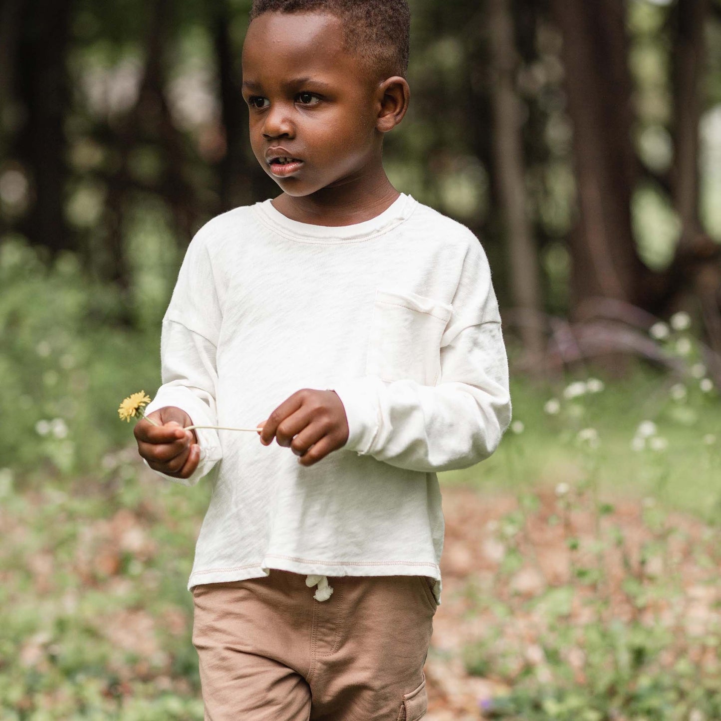 Chunky Slub Organic Boy Tee & Pants Set