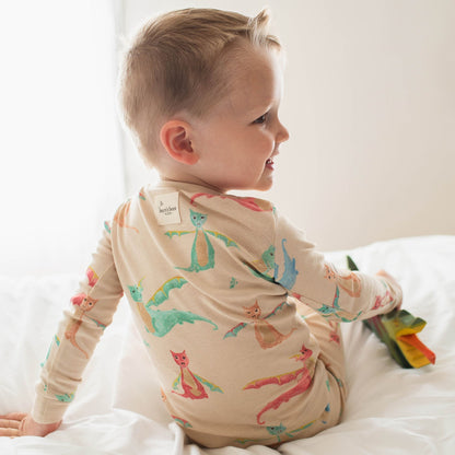 Mystical Dragons Organic Two-Piece Pajamas