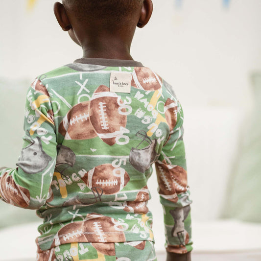 Touchdown Organic Two-Piece Pajamas