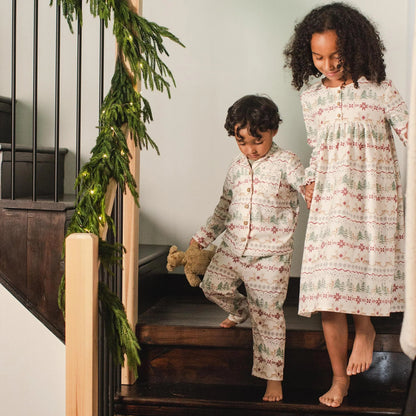 Magical Forest Fair Isle Flannel Nightgown