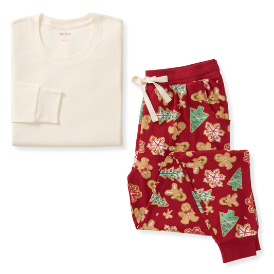 Gingerbread Bake Matching Family Pajamas