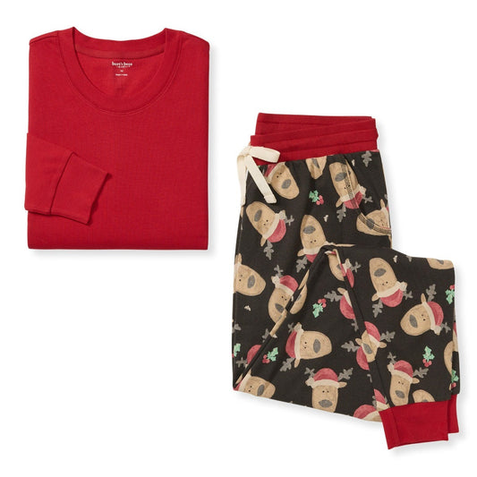 Jolly Reindeer Organic Cotton Women's Pajamas