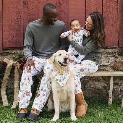 Ski The Alps Matching Family Pajamas