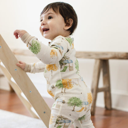 At The Playground Short Sleeve Two-Piece Pajamas