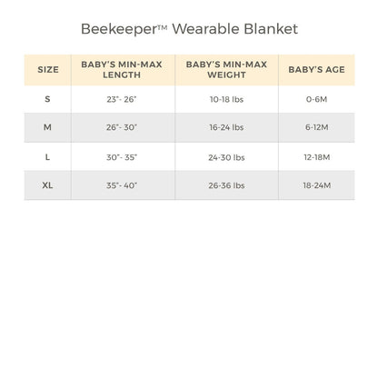 Hello Moon Organic Lightweight Beekeeper™ Wearable Baby Blanket