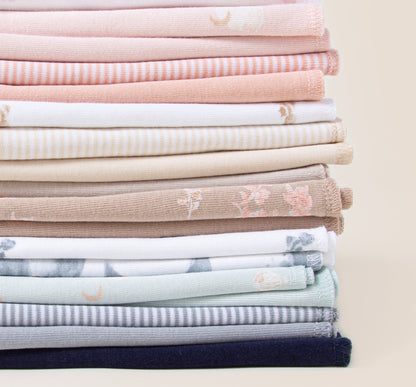 Hello Moon Organic Cotton Burp Cloths 5 Pack