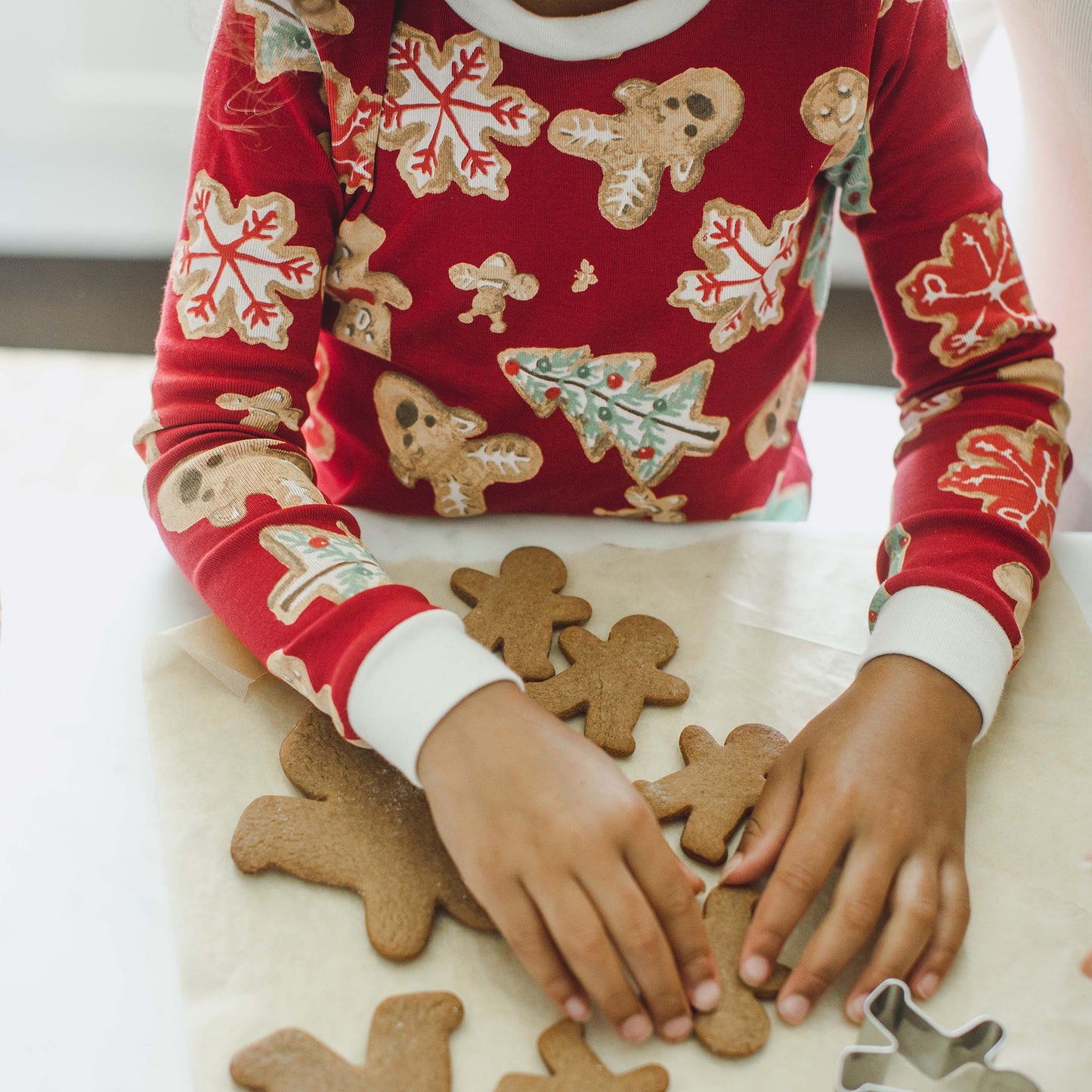 Gingerbread Bake Matching Family Pajamas