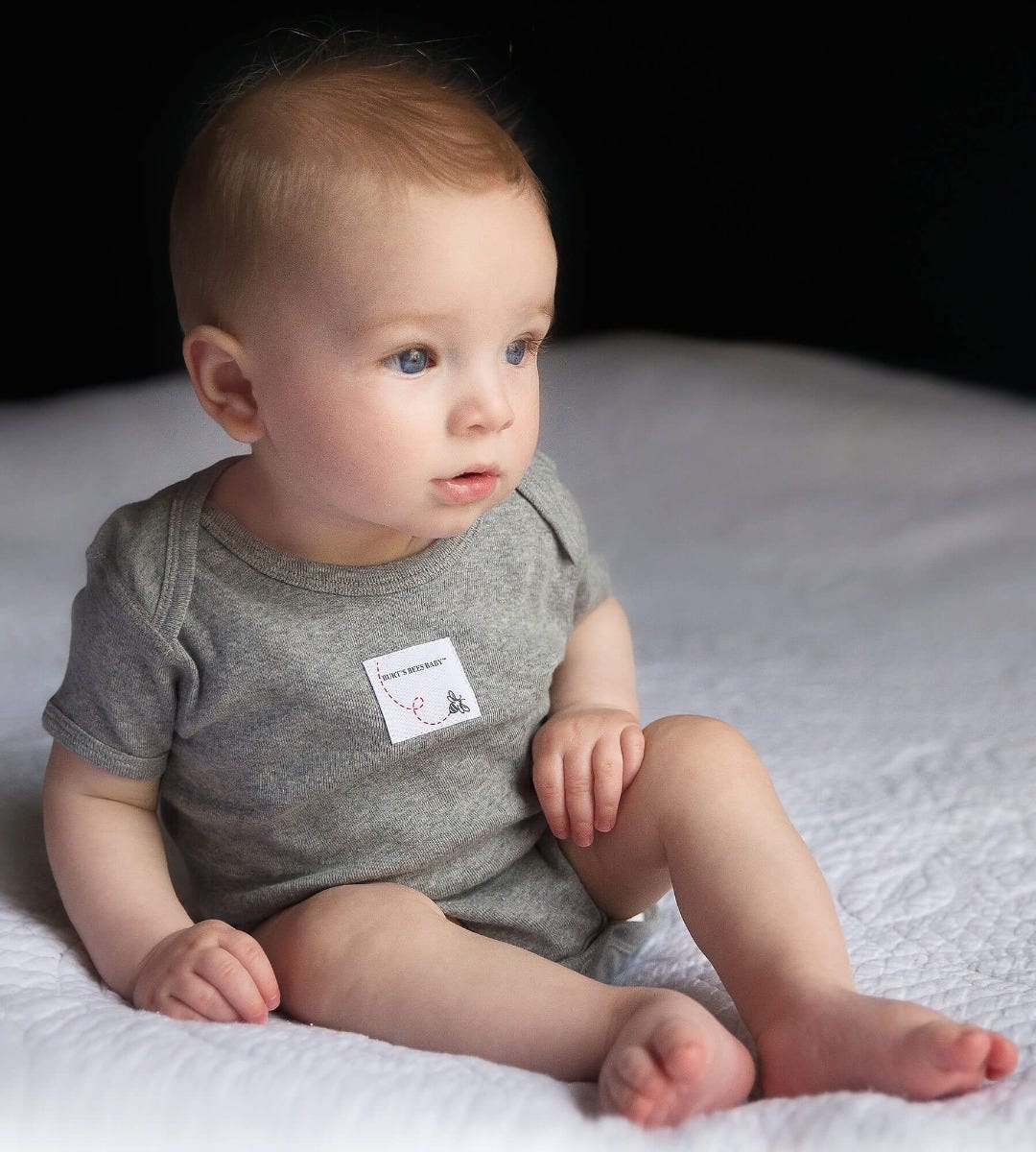 Bee Essentials Organic Short Sleeve Baby Bodysuits 5 Pack