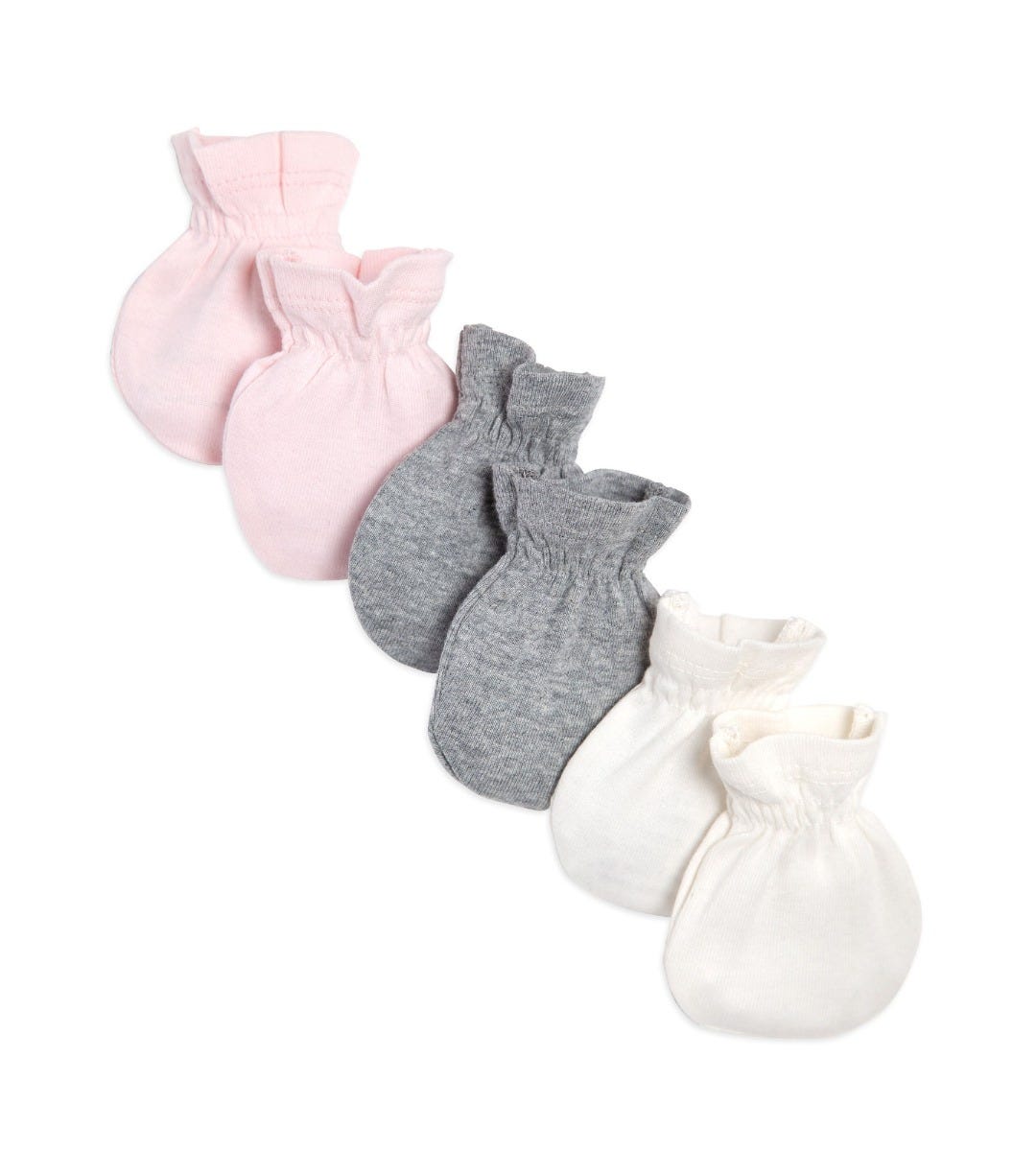Organic Cotton Baby Mittens 3 Pack - Blossom