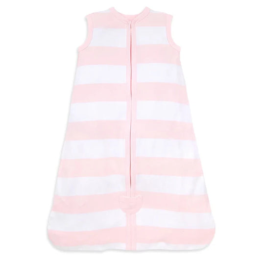 Rugby Stripe Organic Beekeeper™ Wearable Baby Blanket - Blossom