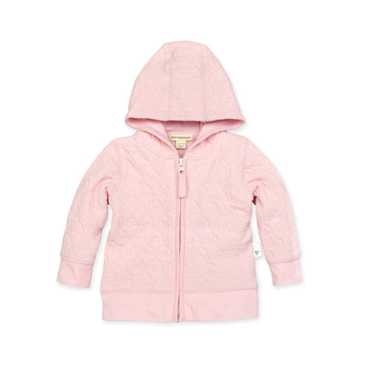 Organic Cotton Matelassé Baby Jacket - Blossom