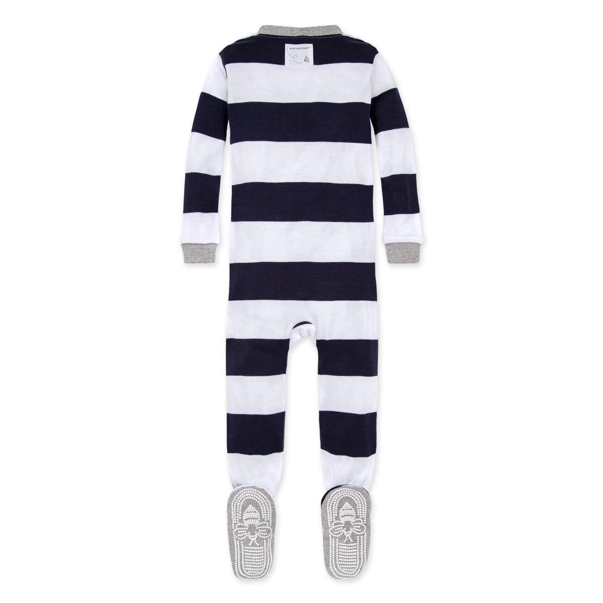 Rugby Stripe Organic Cotton Zip Front Sleeper