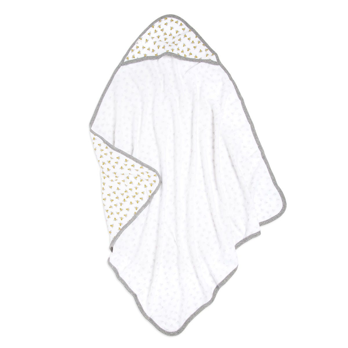 Honey Bee Organic Cotton Hooded Towel 2 Pack