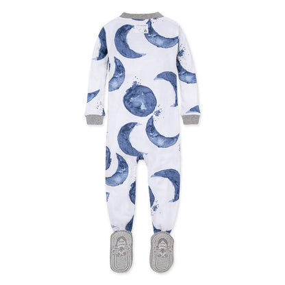 Hello Moon! Organic Baby Snug Fit Footed Sleeper
