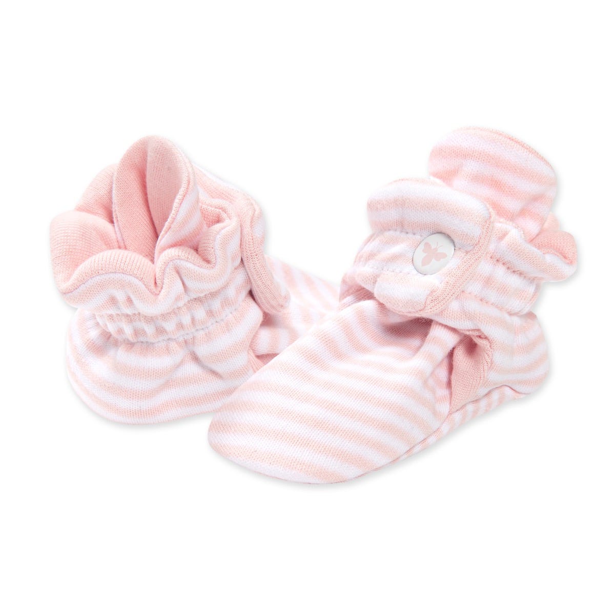 Classic Stripe Organic Cotton Baby Booties