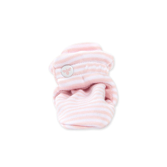 Classic Stripe Organic Cotton Baby Booties