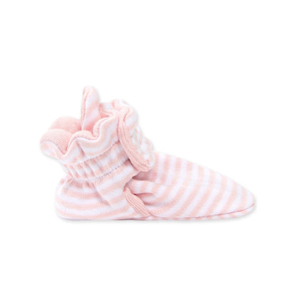 Classic Stripe Organic Cotton Baby Booties