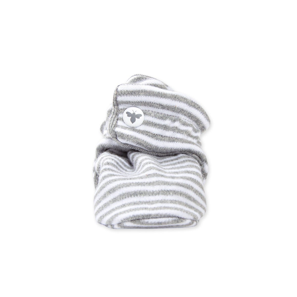 Classic Stripe Organic Cotton Baby Booties
