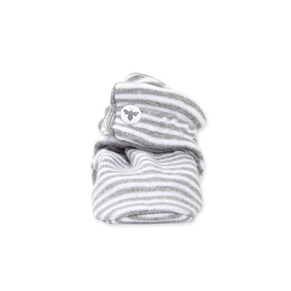 Classic Stripe Organic Cotton Baby Booties