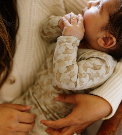 Starry Chalet Bodysuit & Pant Set - Hint of Green