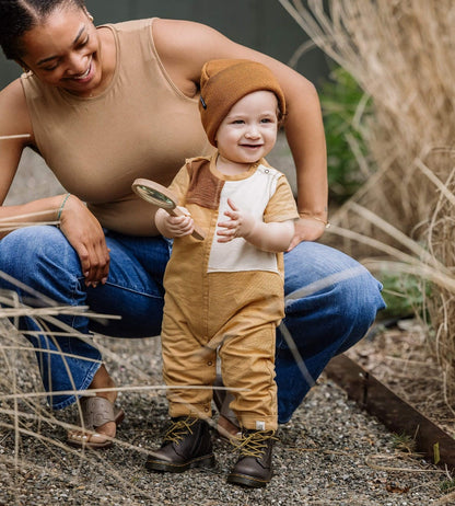 Organic Cotton Colorblocked Jumpsuit