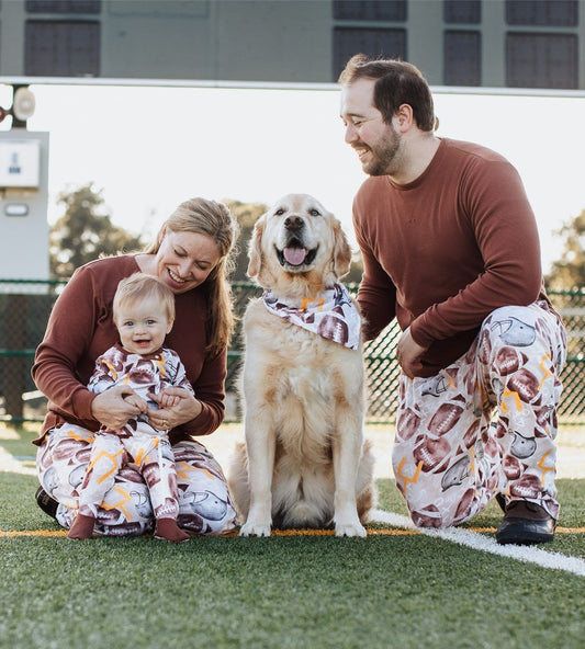Football Season Organic Matching Men's Pajamas