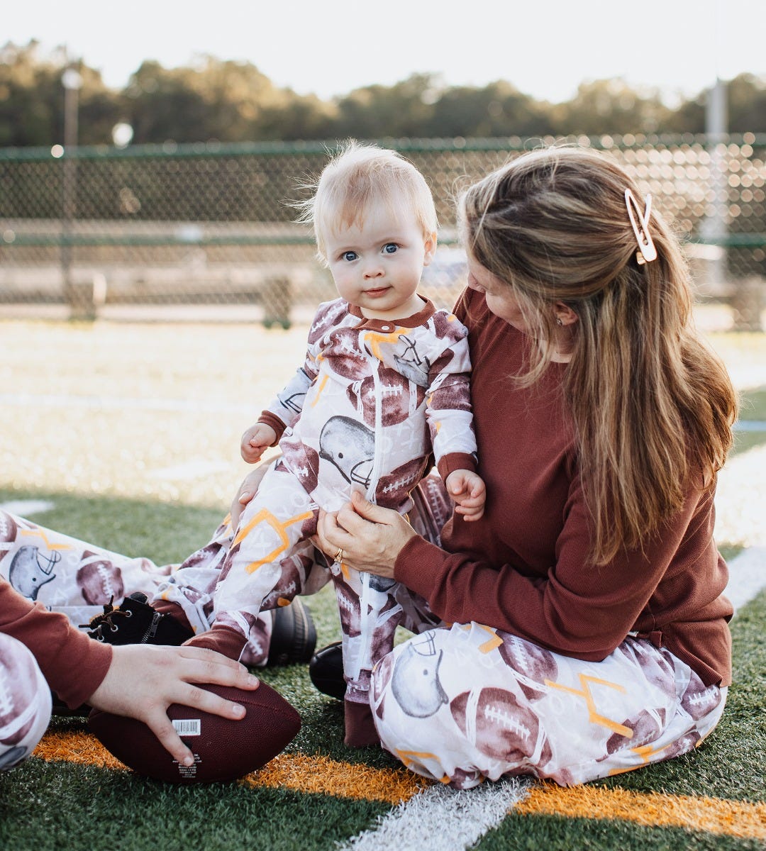 Football Season Organic Matching Men's Pajamas