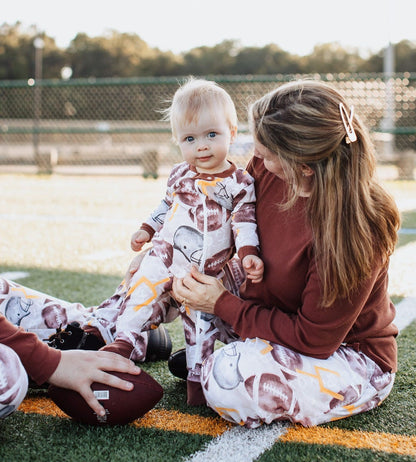 Football Season Organic Matching Men's Pajamas