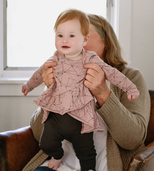 Look Up Organic Girl Shirt and Pants Set