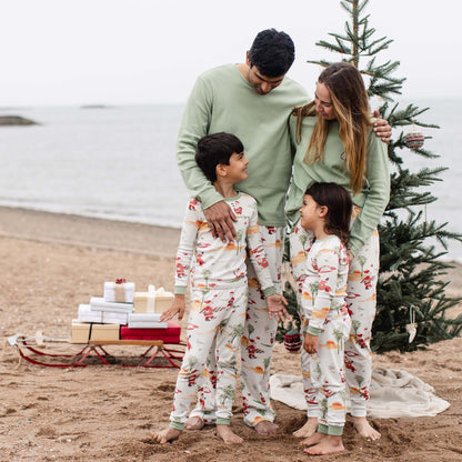 Surfin Santa Matching Family Pajamas