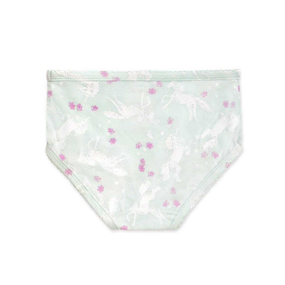 Planets & Magical Unicorn Organic Cotton Toddler Girl Underwear 5 Pack