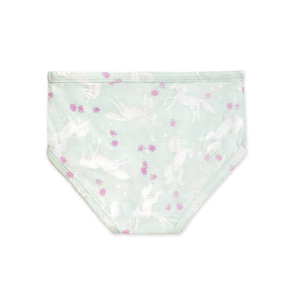 Planets & Magical Unicorn Organic Cotton Toddler Girl Underwear 5 Pack