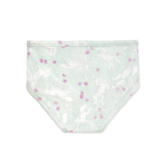 Planets & Magical Unicorn Organic Cotton Toddler Girl Underwear 5 Pack