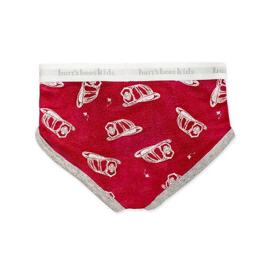 Puppy Party & Fire Fighter Hats Organic Cotton Toddler Boy Underwear 5 Pack
