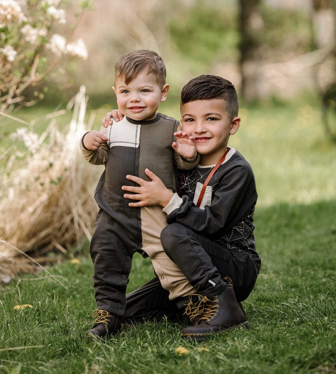 Look Up Organic Boy Shirt and Pants Set