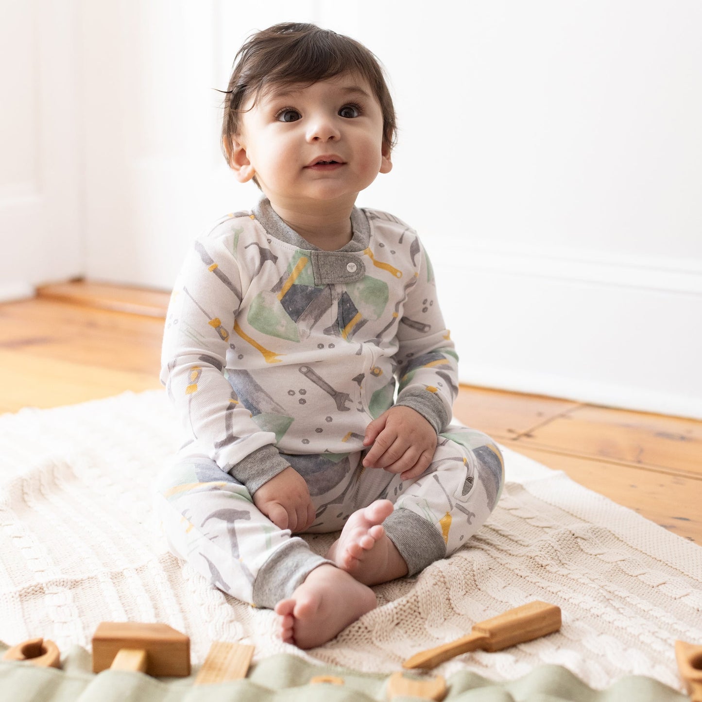 Tool Box Organic Two-Piece Pajamas