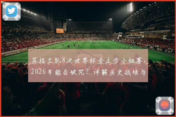 苏格兰队8次世界杯全止步小组赛，2026年能否破咒？详解历史战绩与阵容关键点